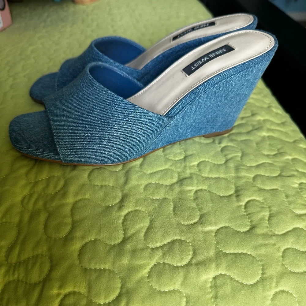 New condition denim wedges - Picture 4 of 6